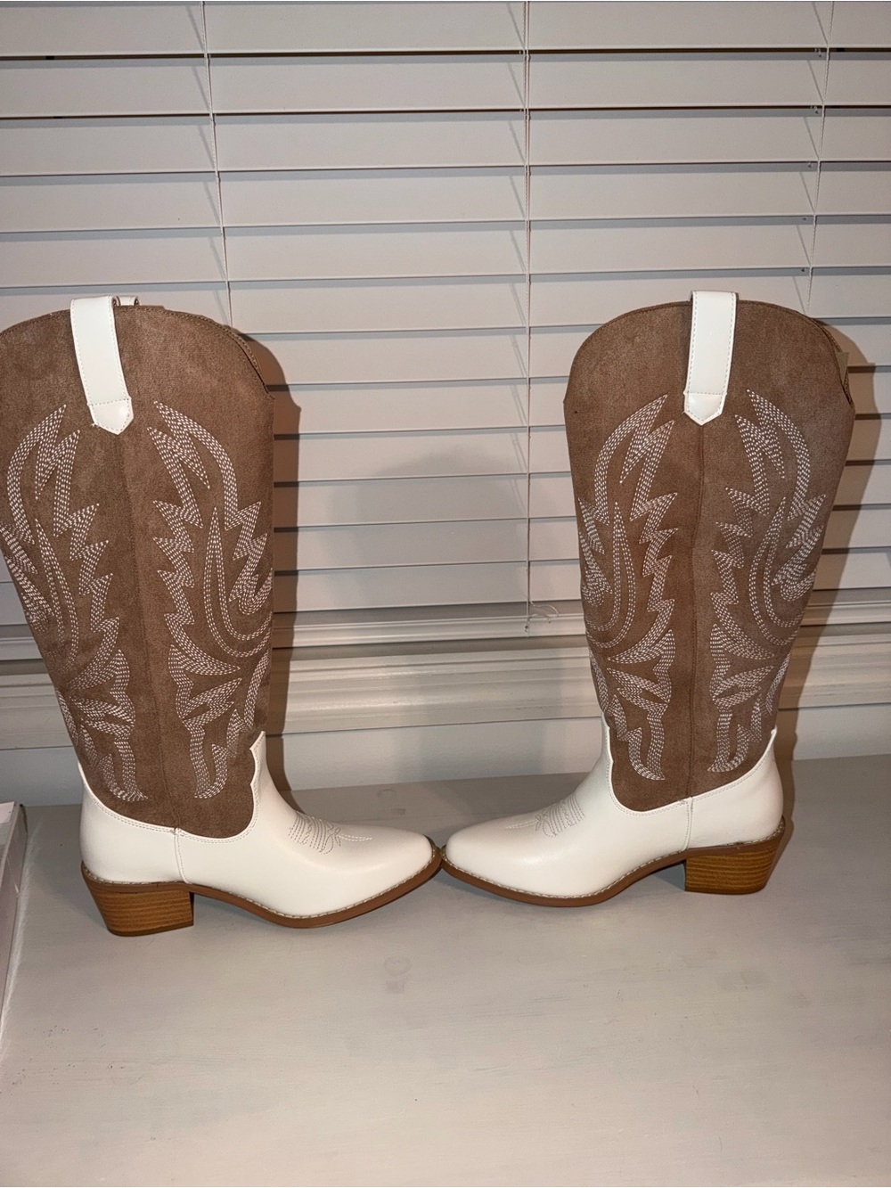 Western Cowboy Cowgirl Boots Krista Horton X Pink Lily Size 7 Coastal Womens New - Picture 2 of 15